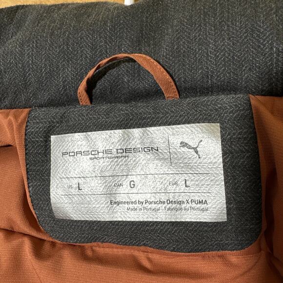 Porsche Design X Puma PD RCT Thermal Insulated Travel Coat Parka Jacket Lge{147} - Picture 10 of 16